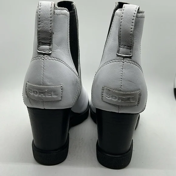 Sorel Joan Uptown Waterproof Leather Chelsea Ankle Boots Shoes **Size 7** 🌸🌸 - Picture 5 of 11